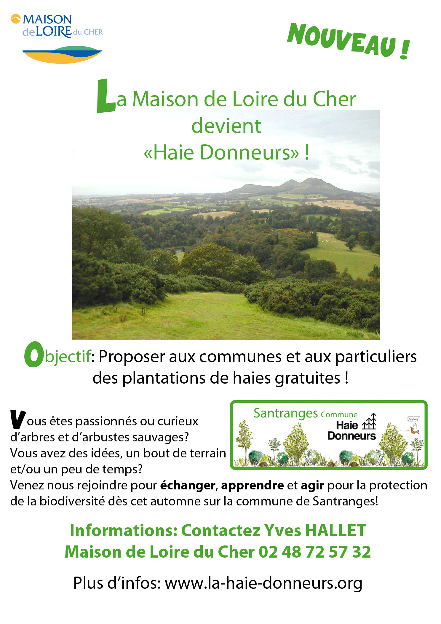 You are currently viewing La Maison de Loire du Cher devient « HAIE DONNEURS »